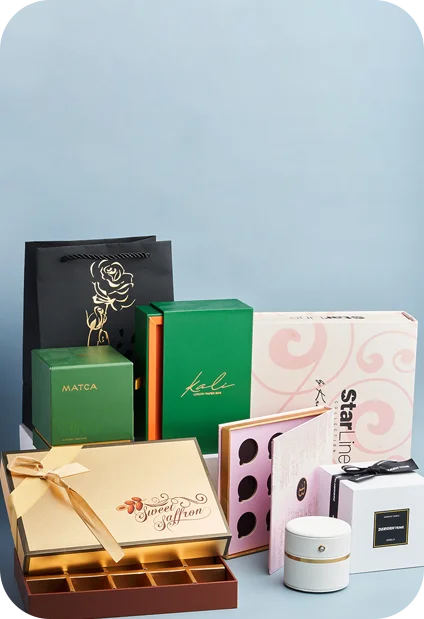 Luxury Gift Packaging Boxes and Paper Bags 3D model