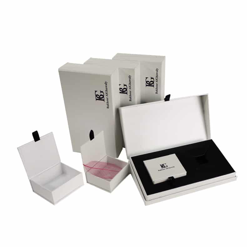 2 Pieces Cardboard Luxury Cosmetic Boxes