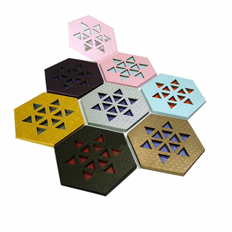 Unique Hexagonal Makeup Palettes