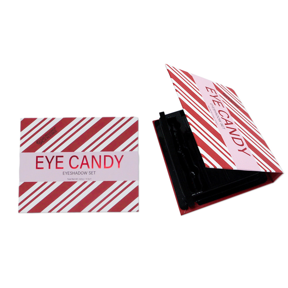 Caja de juego de sombras de ojos de papel