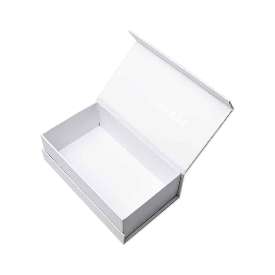 White Magnetic Flip Top Mobile Phone Box