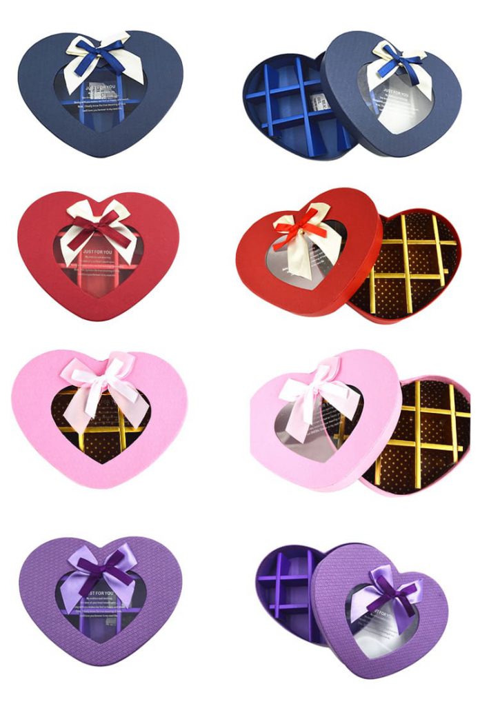 Heart-shaped Chocolate Box - Swirls · Creative Fabrica