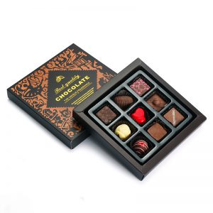 Square Chocolate Gift Boxes with Inserts