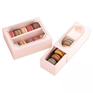 Macaron Box with Clear Window