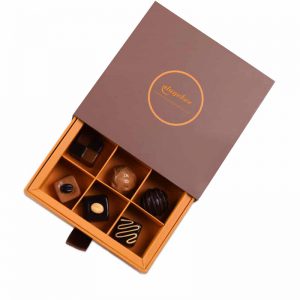 Square 3x3 Paper Chocolate Packaging Box