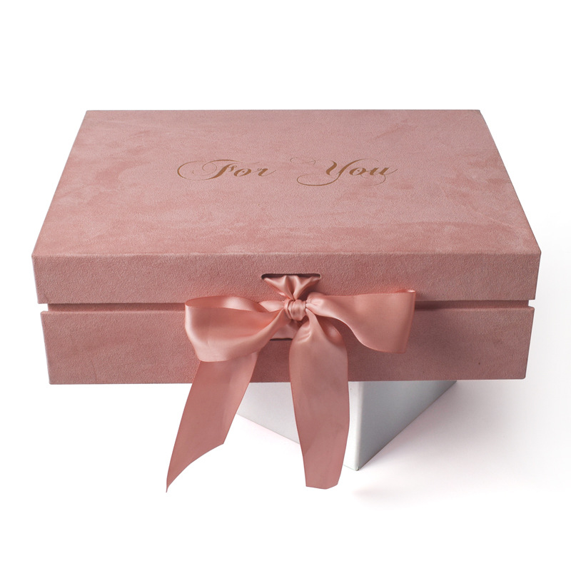 Luxury Cardboard Paper Present Box, Present Wrapping, Ribbon Bow