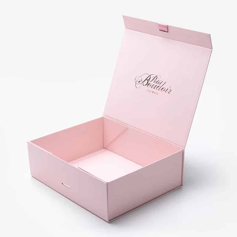Pink Folding Present Box