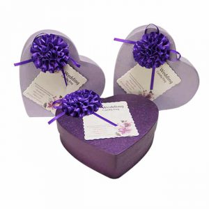 Heart Shape Wedding Invitation Gift Boxes