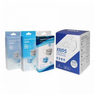 Disposable Mask Packaging Box with Hanger Tab