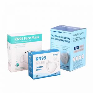 Die Cut Surgical Face Mask Packaging Boxes