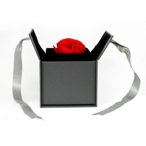 Embalaje de caja de regalo de flor de rosa