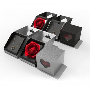 Cajas de regalo para anillos de puño en ángulo