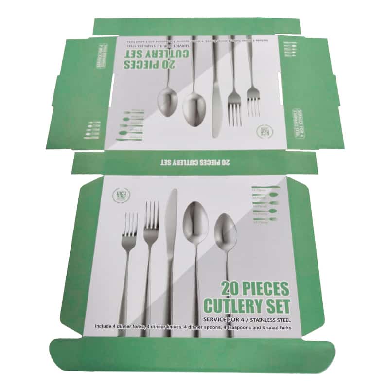 Flatware Forks Knives Spoons Paper Box