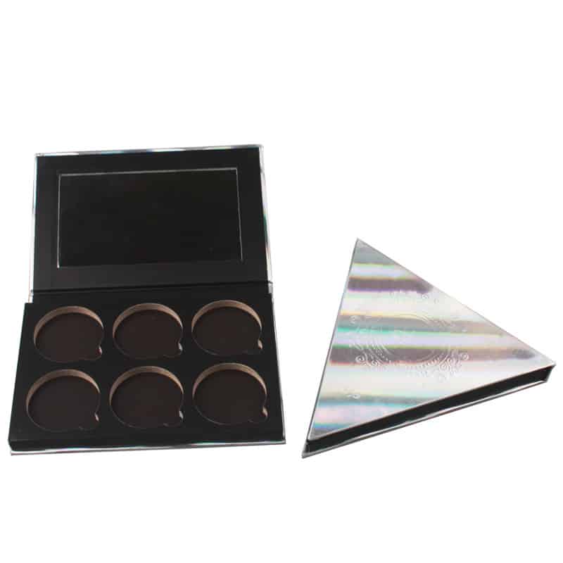 Private Label Glossy Holographic Eyeshadow Palettes