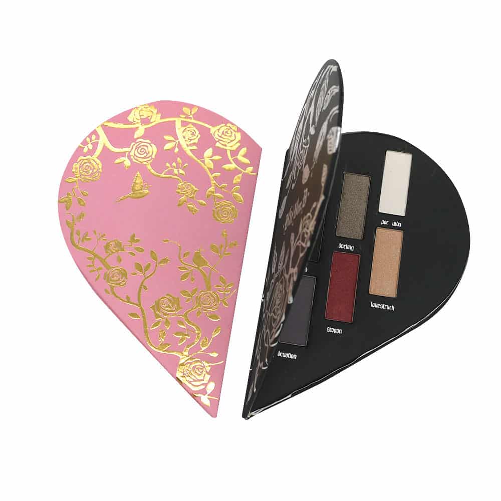 Eyeshadow Palette Heart Shape