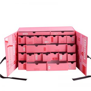 Pink Advent Calendar Lucky Gift Box