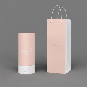 Paper Round Tube Box With Paper Bag