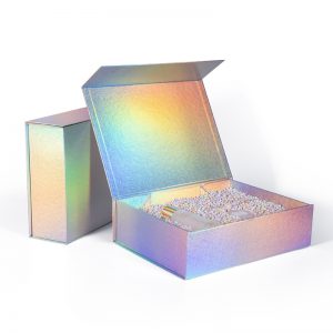 Holographic Magnetic Foldable Gift Boxes