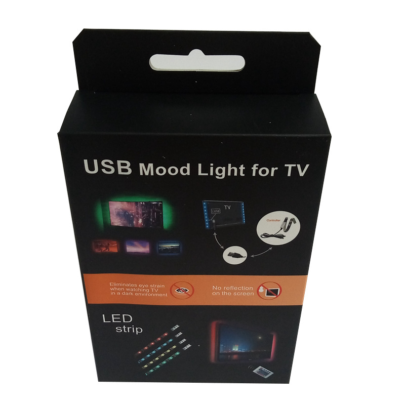 Empaquetado de la caja de la pestaña de la mano de la tira de LED RGB