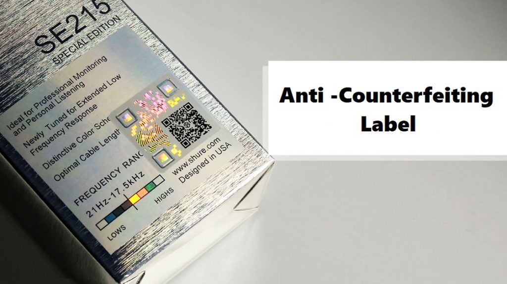 Techniques for Making Anti-Counterfeiting Labels on Electronic Packaging Boxes