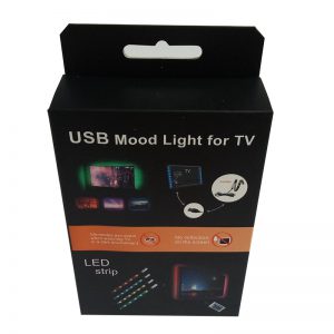 RGB LED Strip Hand Tab Box Packaging