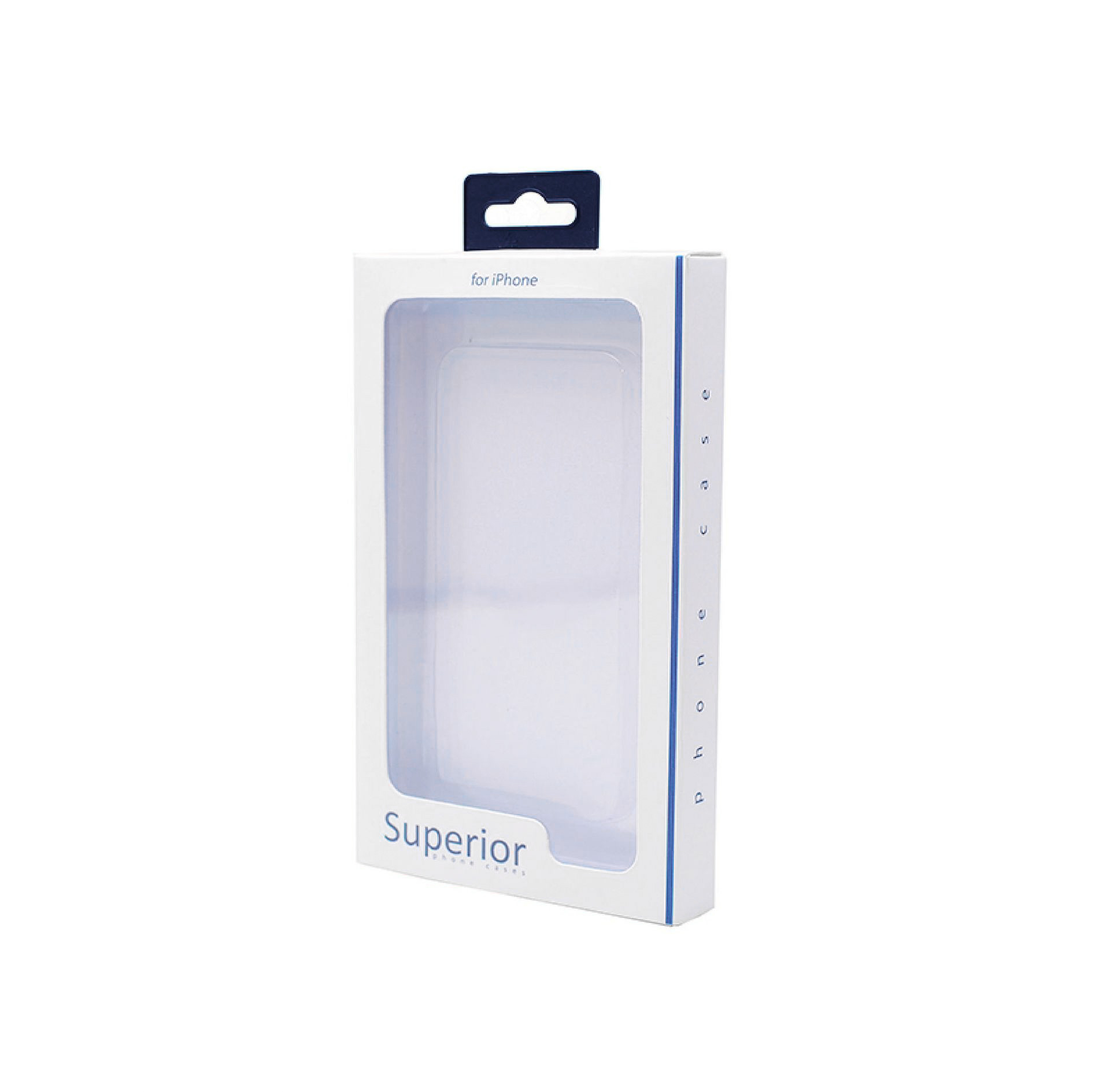 White Tempered Glass Screen Protector Packaging Box with Window