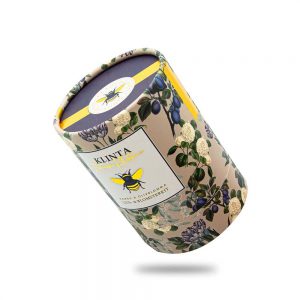 Flower Printed Honey Round Box