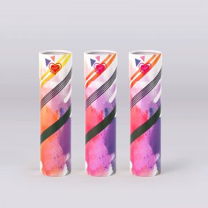 Custom Logo Printed Colorful Tube Boxes with Window