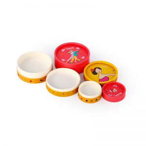 Elegant Round Cream Packaging Boxes