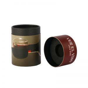 Custom Cylinder Wine Packaging Boxes