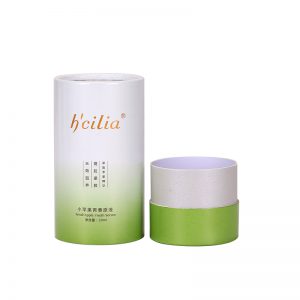 Cylinder Shaped Skincare Serum Packaging Boxes