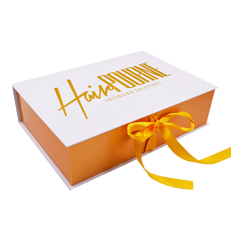 Magnetic Closure Hair Extension Packaging Box
