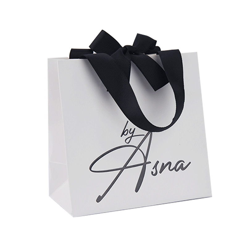 White Gift Paper Bag With Lock