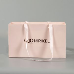 Pink Shoes Paper Bags With Ribbons