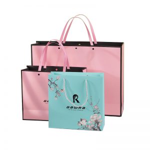 Recycled Gift Paper Bags Set