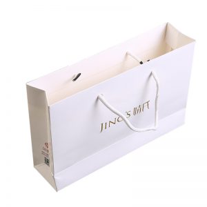 White Gift Paper Bags With Handles
