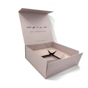 Foldable Packaging Box With Card Insert