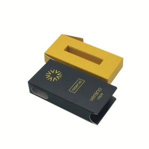 Black Vape Cartridge Pen Slide Boxes with Inlay