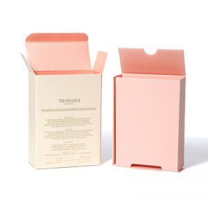 White Perfume Folding Packaging Boxes