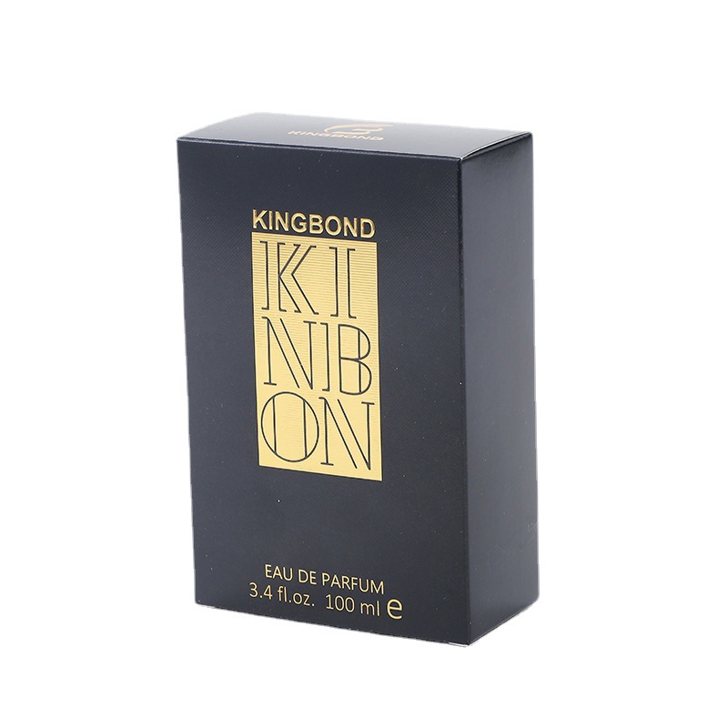 Black Hot Stamping Printed Perfume Packaging Boxes