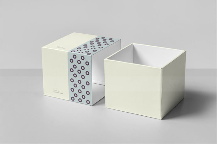 Square Paper Box With Sleeve