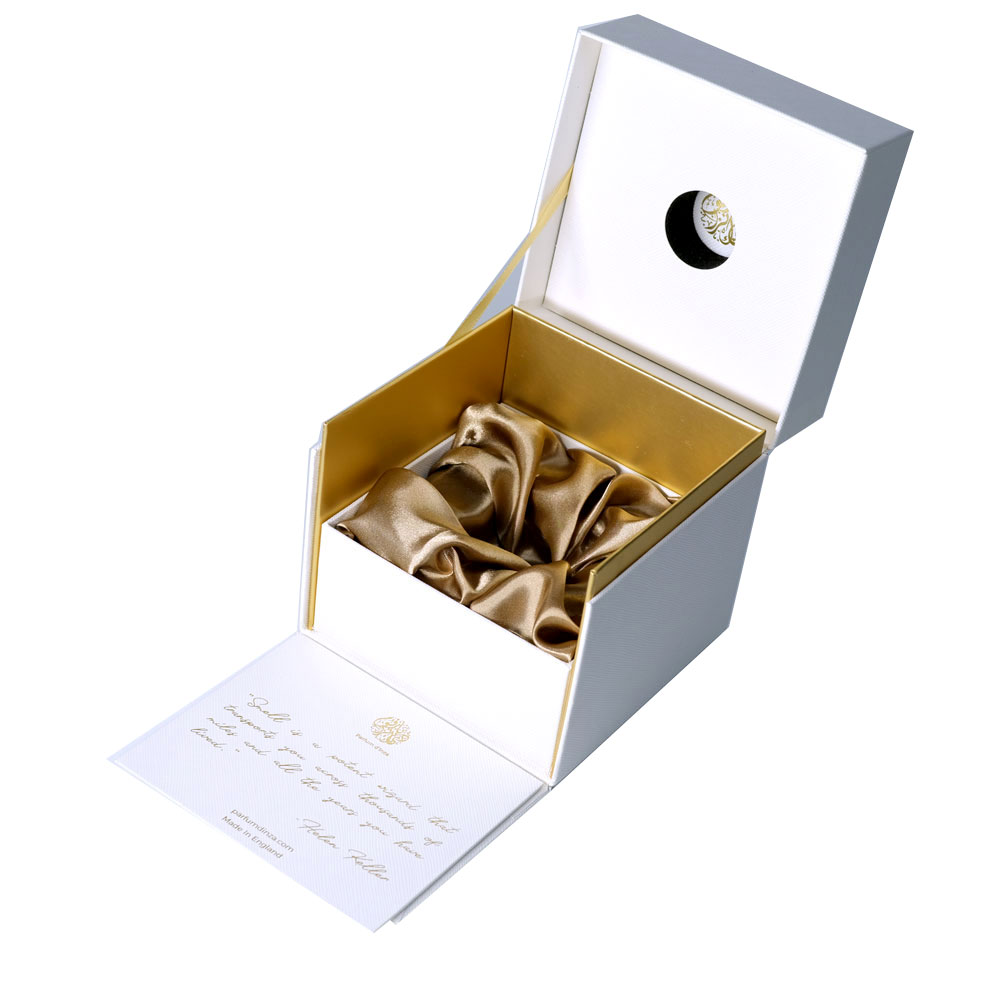 Perfume Packaging Gift Box With Satin