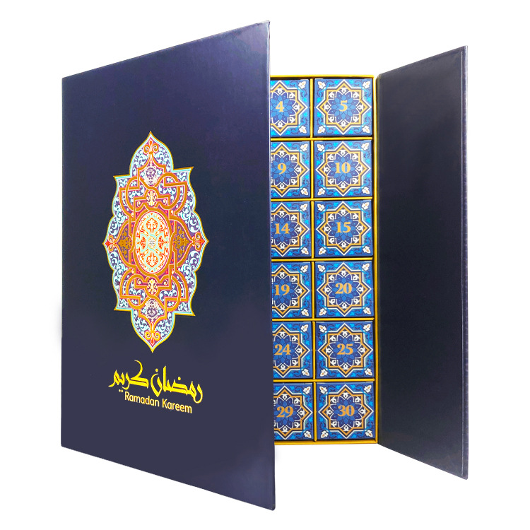 Luxuriöse Weihnachts-Countdown-Geschenkbox