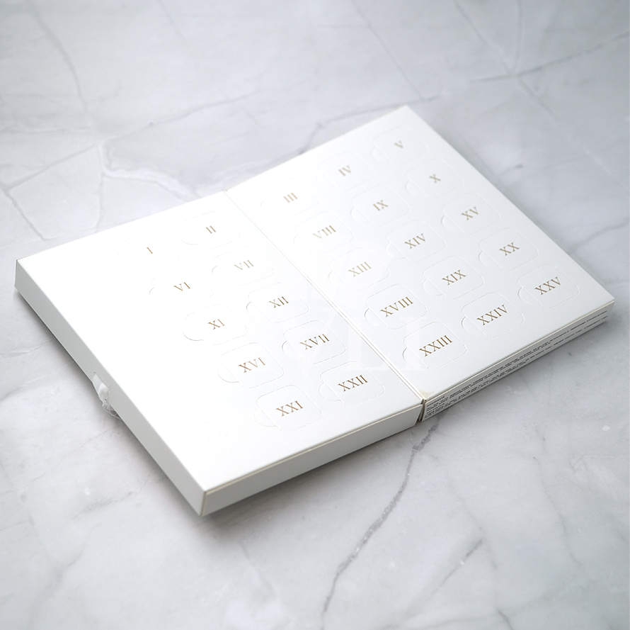 White Cheap Small Size Advent Calendars