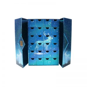 Blue Starry Advent Calendar Boxes