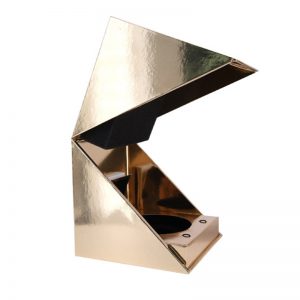 Gold Cardboard Diamond Cosmetic Box