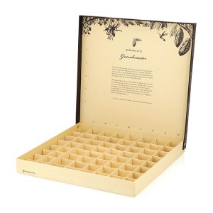 Chocolate Paper Box With Large Divider
