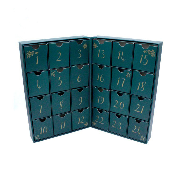 Custom Empty Adult Advent Calendars Wholesale KALI Christmas Gift Boxes