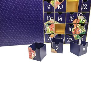 Magnetic Foldable Beauty Advent Calendar Boxes
