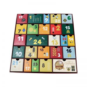Custom Empety Advent Calendar Boxes Wholesale